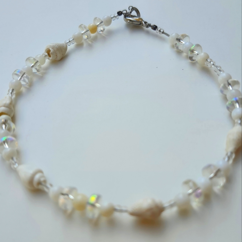 Real Seashell Anklet - Picture 2 of 3